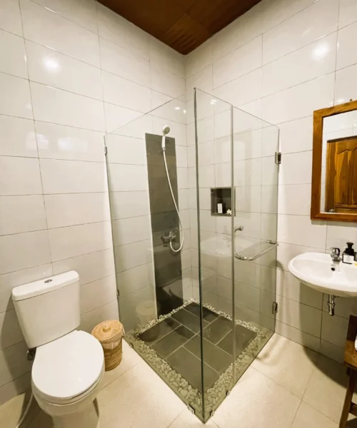 3.2 ... with glass shower